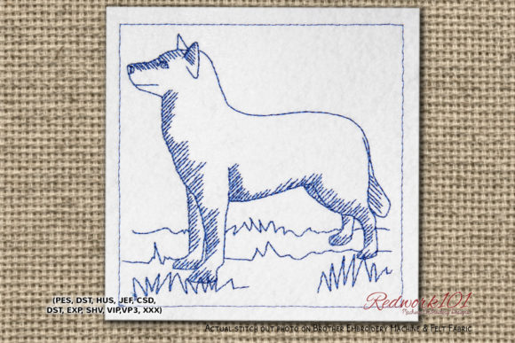 Dog Siberian Husky Breed Lineart