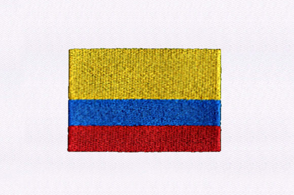 Flag of Colombia Embroidery