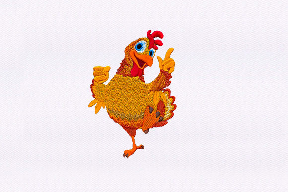 Happily Rooster: A Seasonal Embroidery Staple