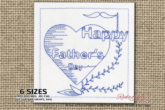 Happy Fathers Day Embroidery Review