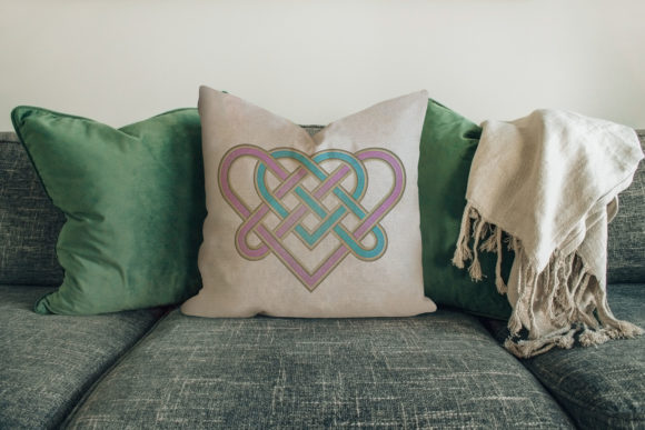 Heart Endless Knot Embroidery