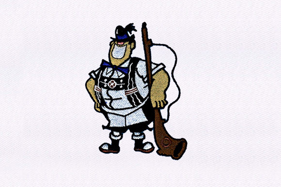 Hunter Man Embroidery Design